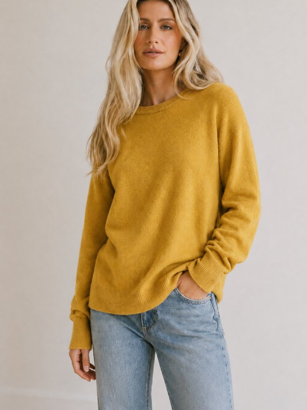 Wool blend w. cashmere, Made in Italy sweater, w. cashmere